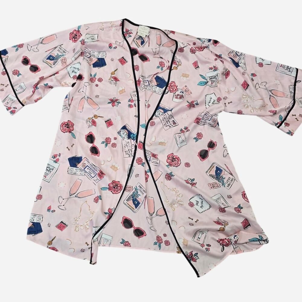 Kate Spade New York Women's Size Medium pink robe top